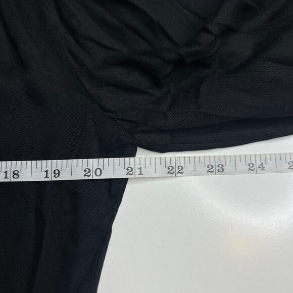 World Market NWT Dress Embroidered Dark Romantic Black/Gold Boho Flowy Size S/M - Picture 11 of 16